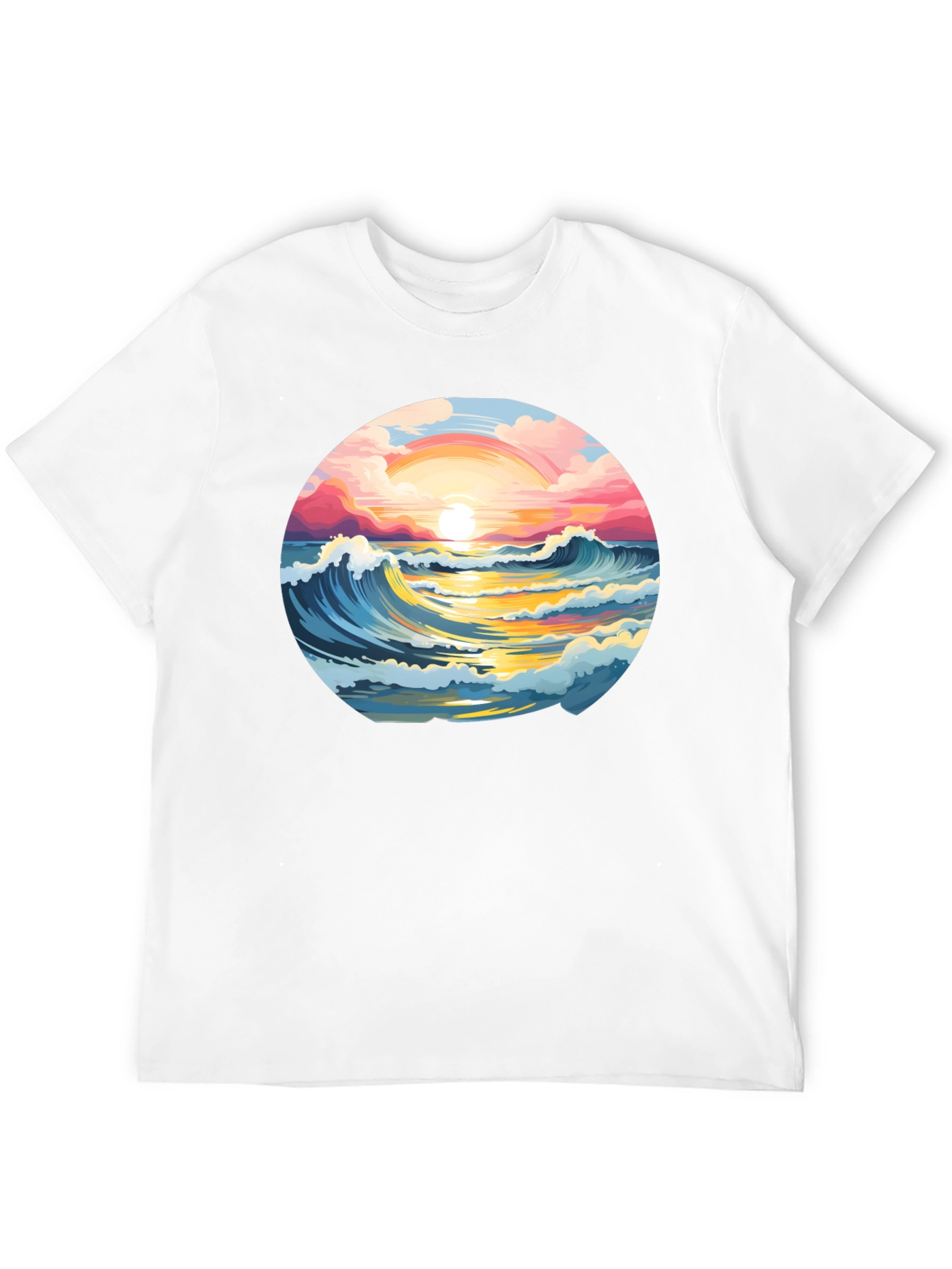 Sunset Waves Graphic Tee
