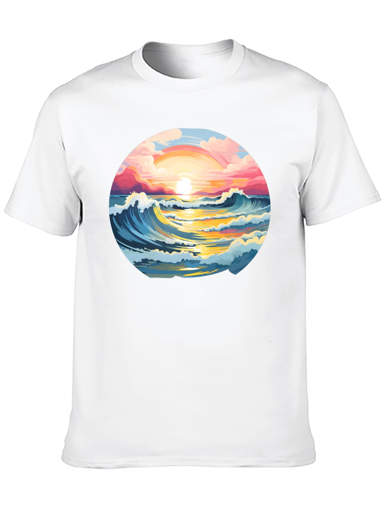 Sunset Waves Graphic Tee