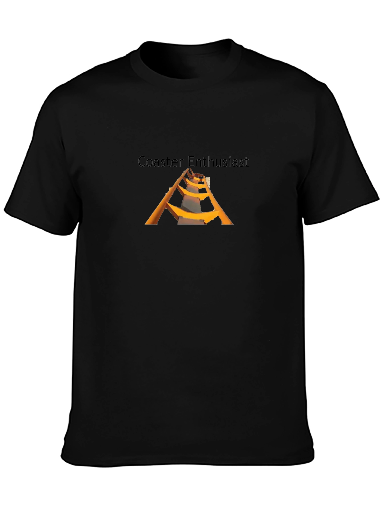 Coaster Enthusiast Black T-Shirt