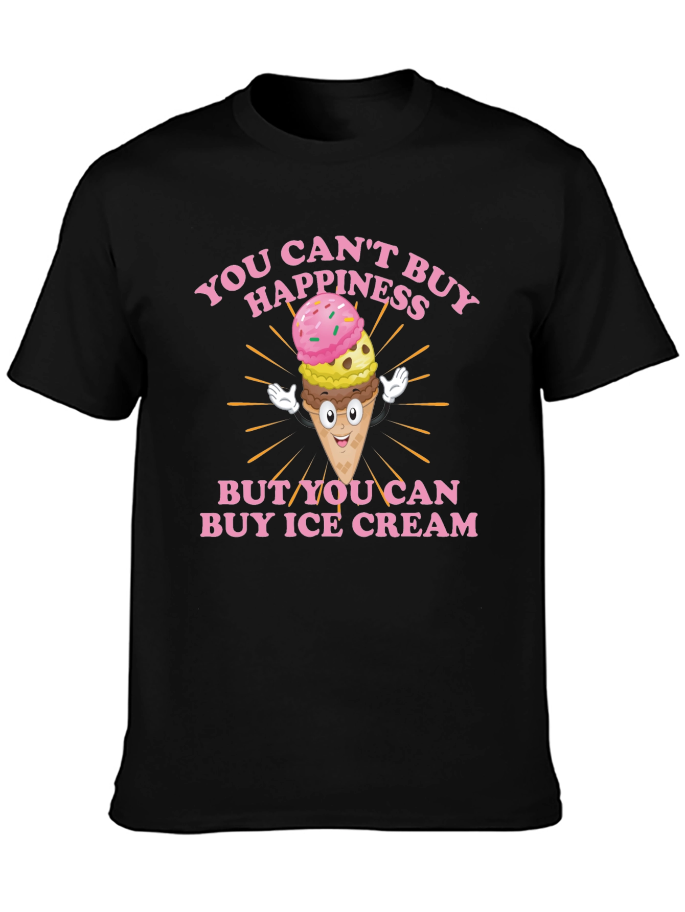 Buy Ice Cream Happiness T-Shirt