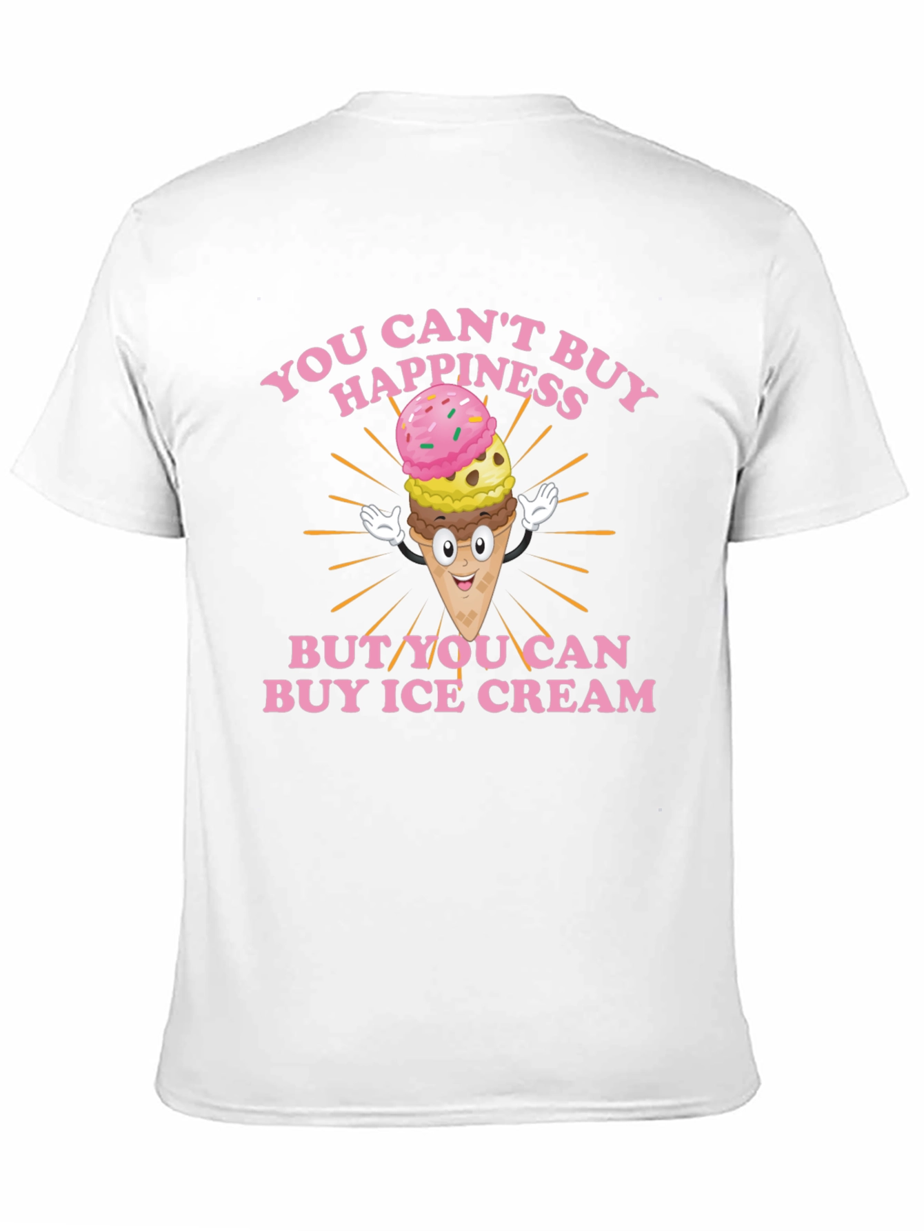 Buy Ice Cream Happiness T-Shirt