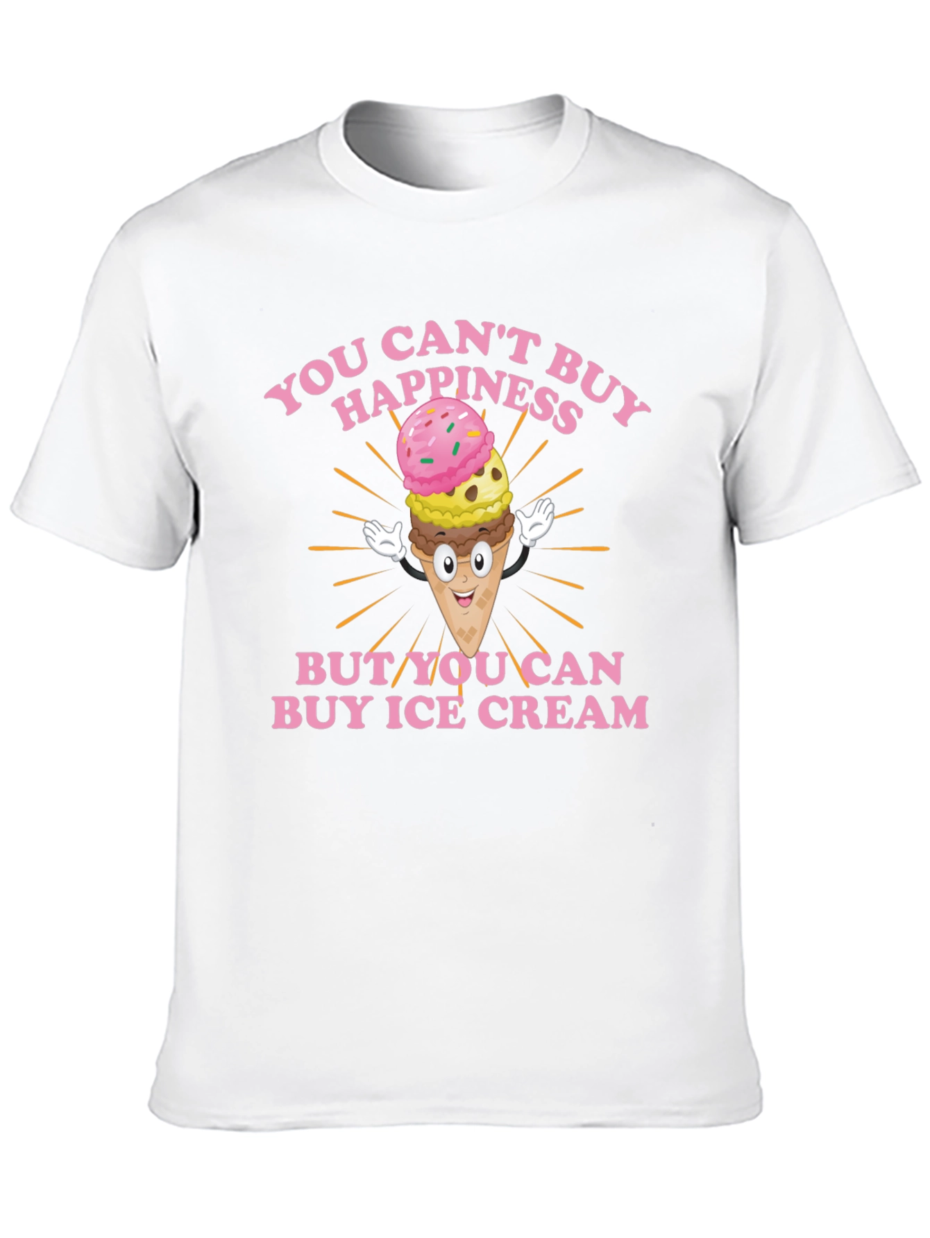 Buy Ice Cream Happiness T-Shirt