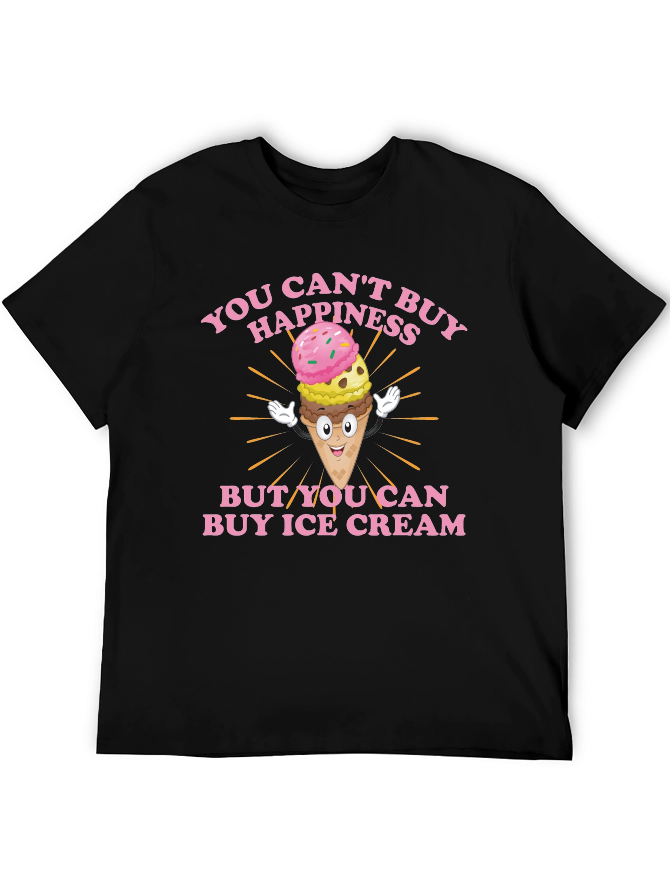 Buy Ice Cream Happiness T-Shirt