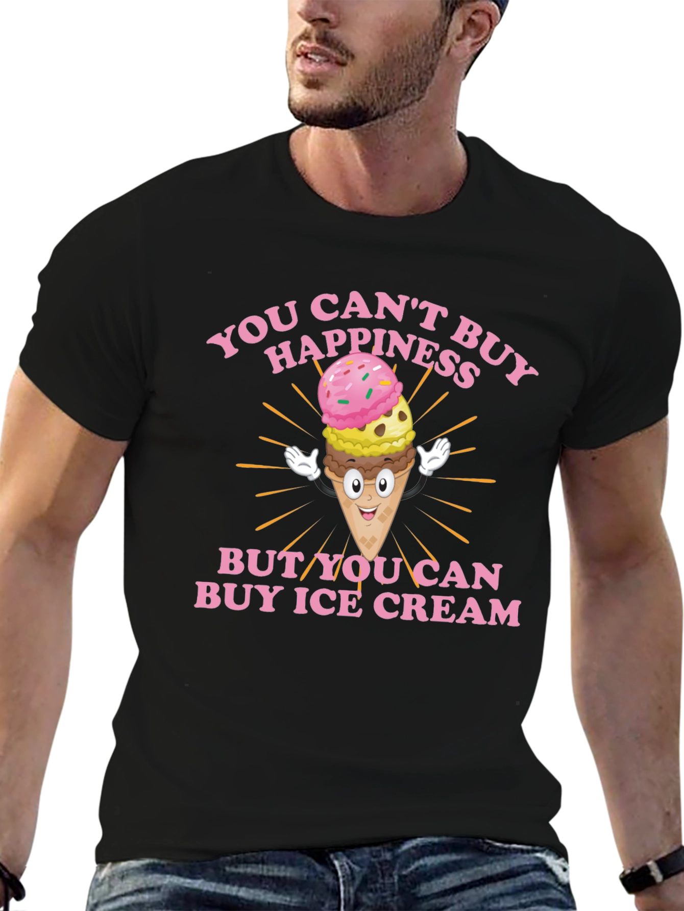 Buy Ice Cream Happiness T-Shirt