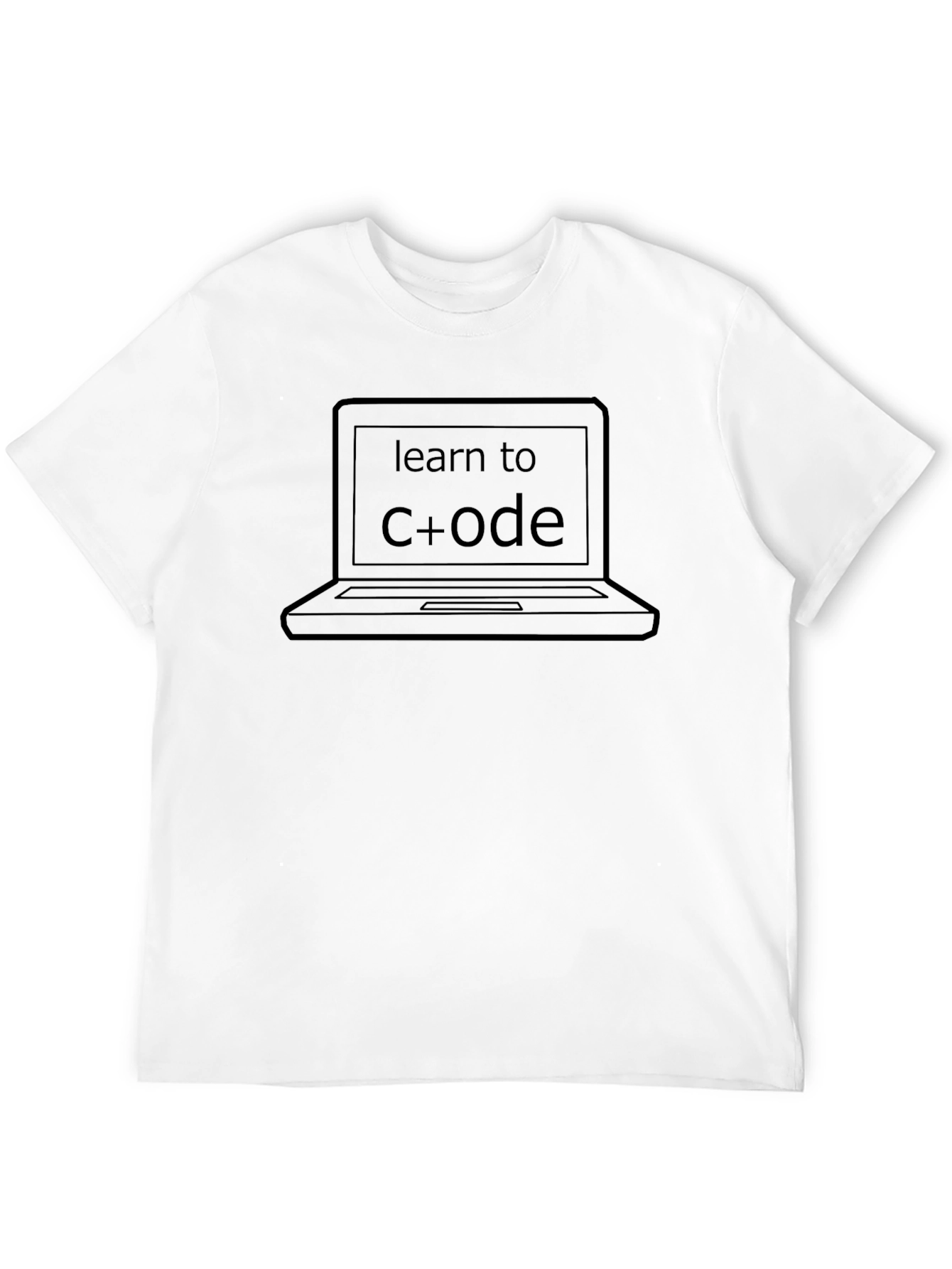 Learn to Code - Black Cotton T-Shirt