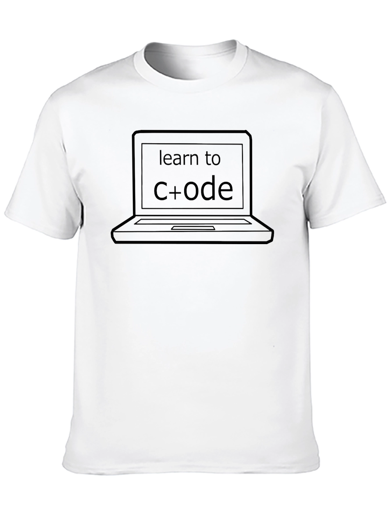Learn to Code - Black Cotton T-Shirt
