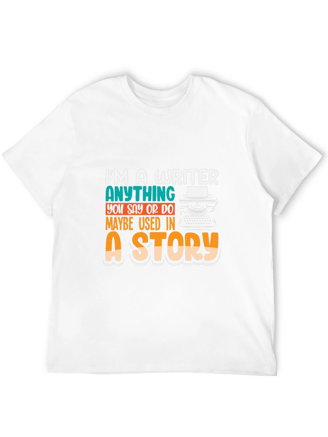 Writer Novelty Graphic T-Shirt