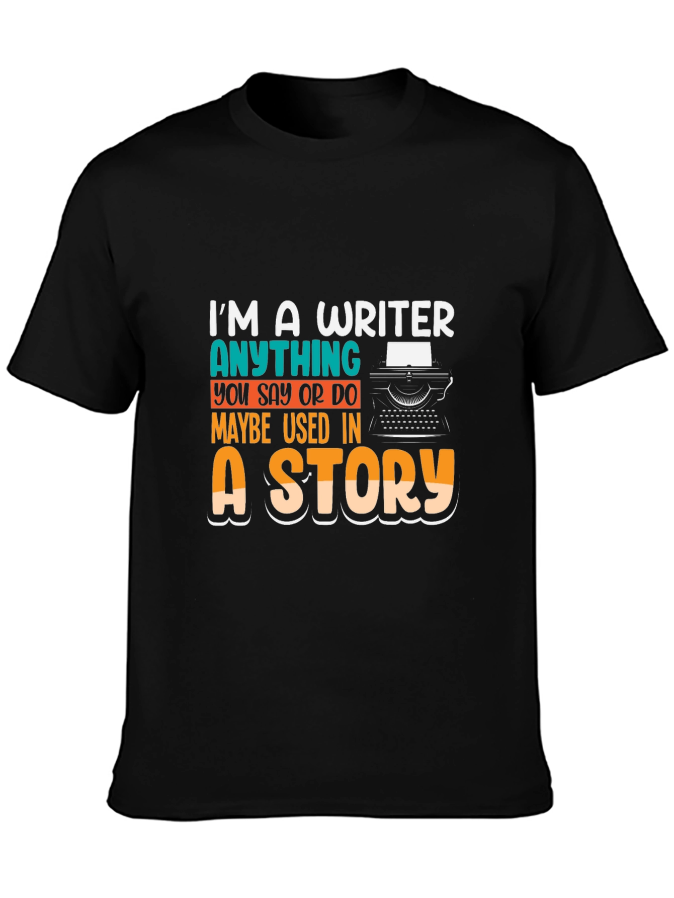 Writer Novelty Graphic T-Shirt