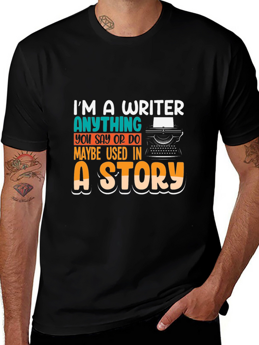 Writer Novelty Graphic T-Shirt