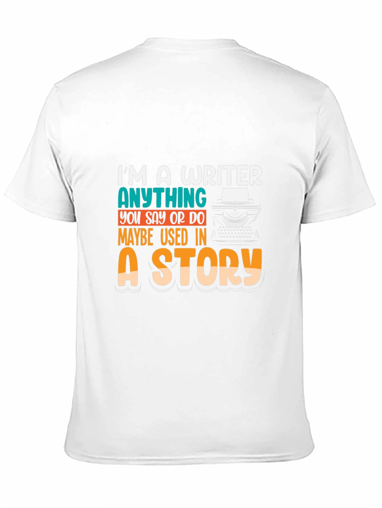 Writer Novelty Graphic T-Shirt