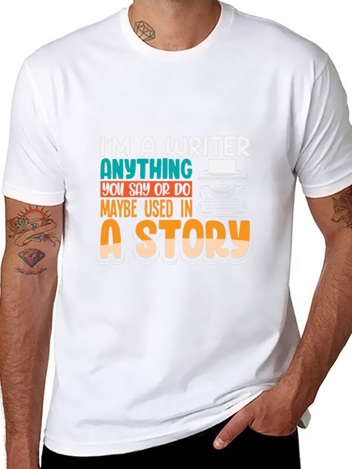 Writer Novelty Graphic T-Shirt