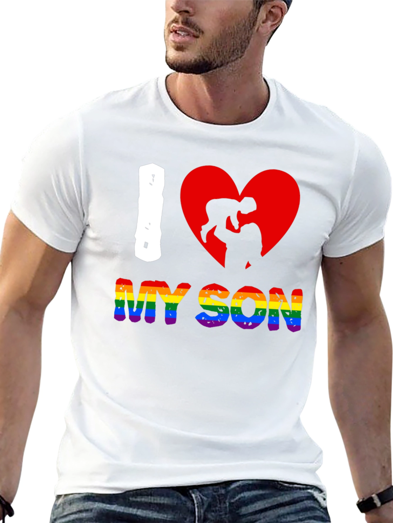 I Heart My Son LGBTQ+ Pride T-Shirt