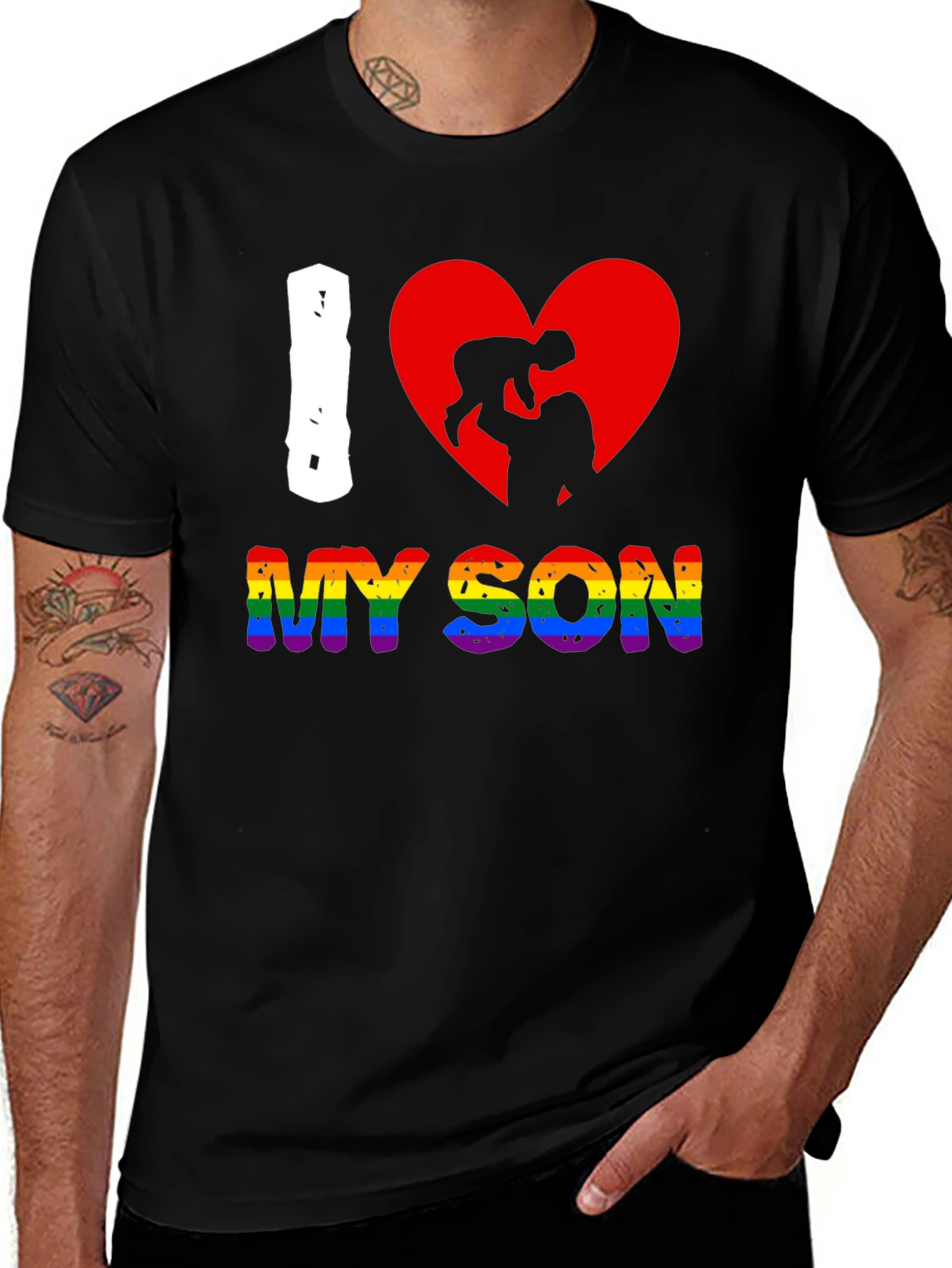 I Heart My Son LGBTQ+ Pride T-Shirt