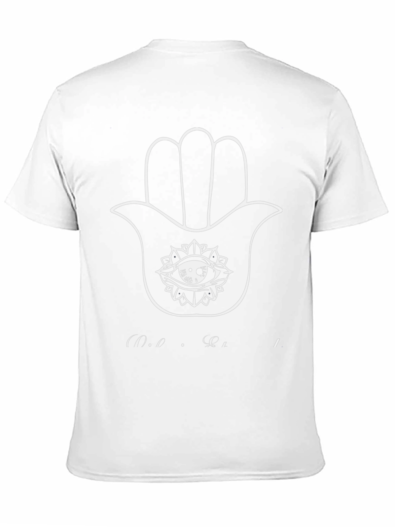 Hamsa Hand Graphic T-Shirt - Mens Black Tee