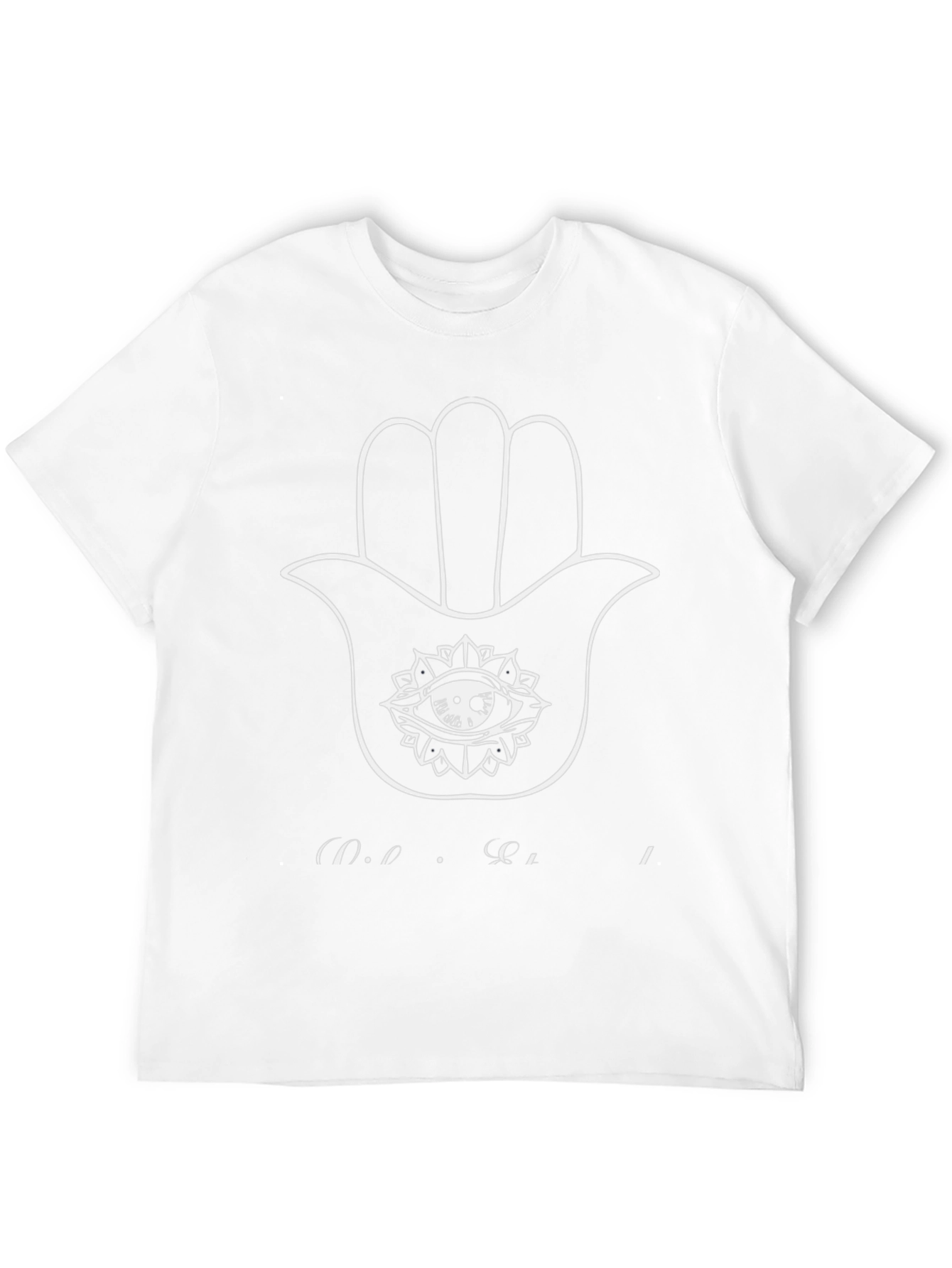 Hamsa Hand Graphic T-Shirt - Mens Black Tee