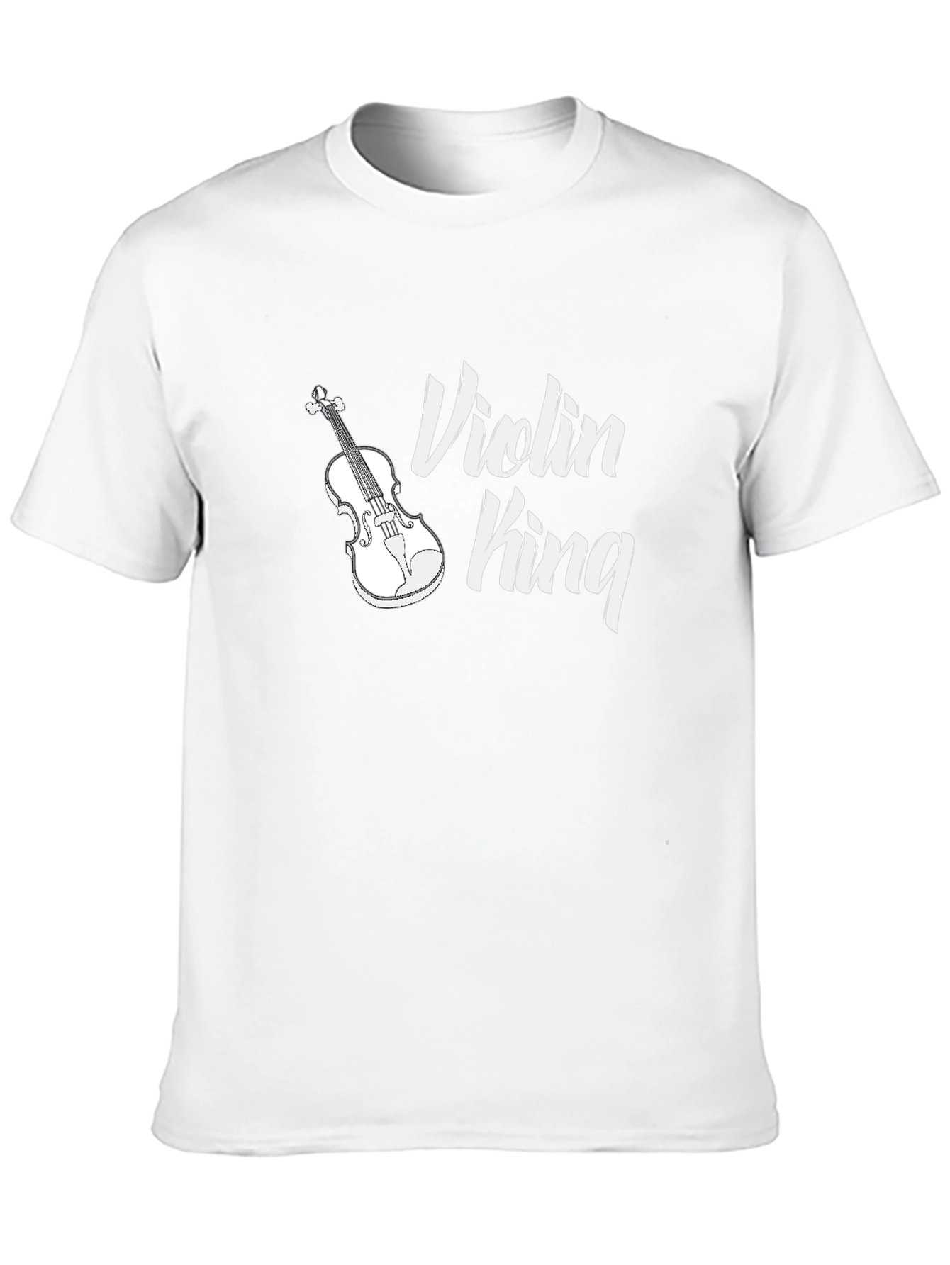 Violin King Graphic Tee - Musicians Style T-Shirt