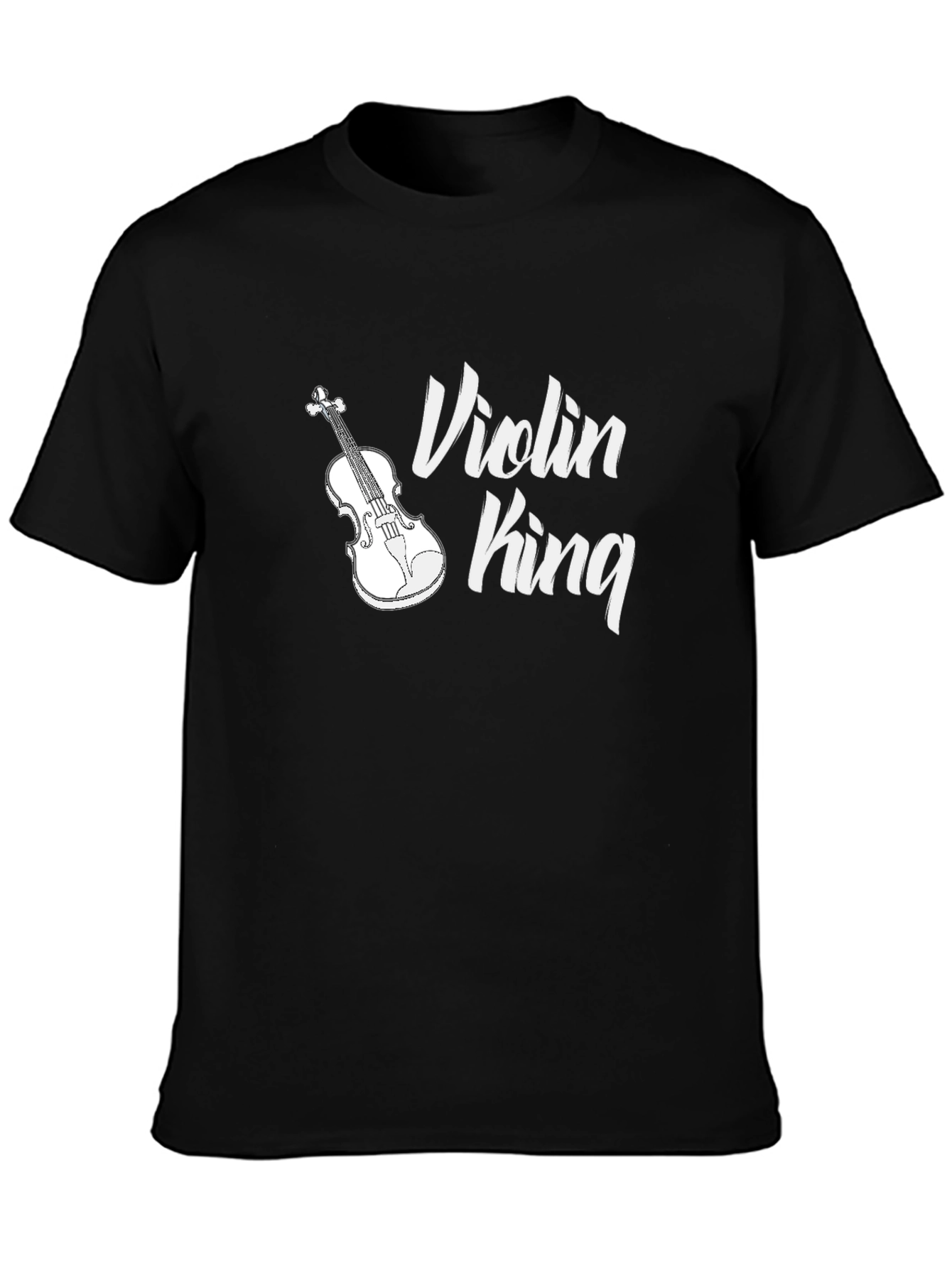 Violin King Graphic Tee - Musicians Style T-Shirt