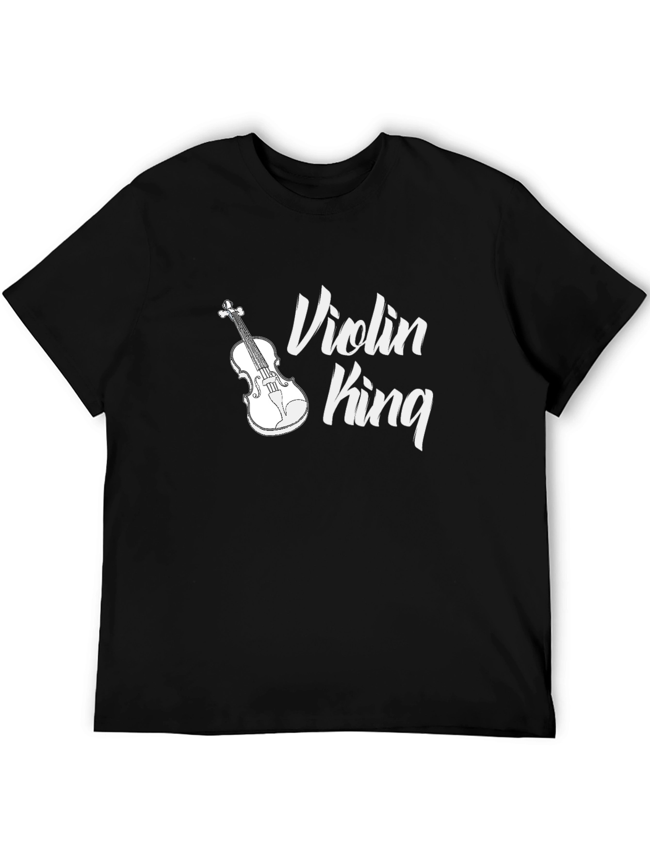 Violin King Graphic Tee - Musicians Style T-Shirt