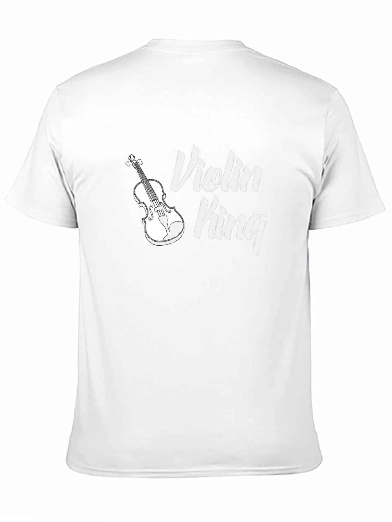 Violin King Graphic Tee - Musicians Style T-Shirt