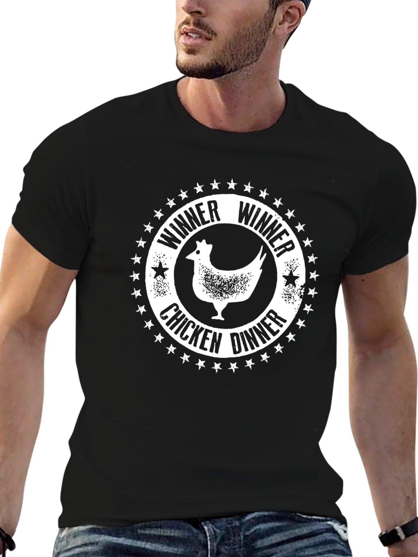 Winner Winner Chicken Dinner Black Tee