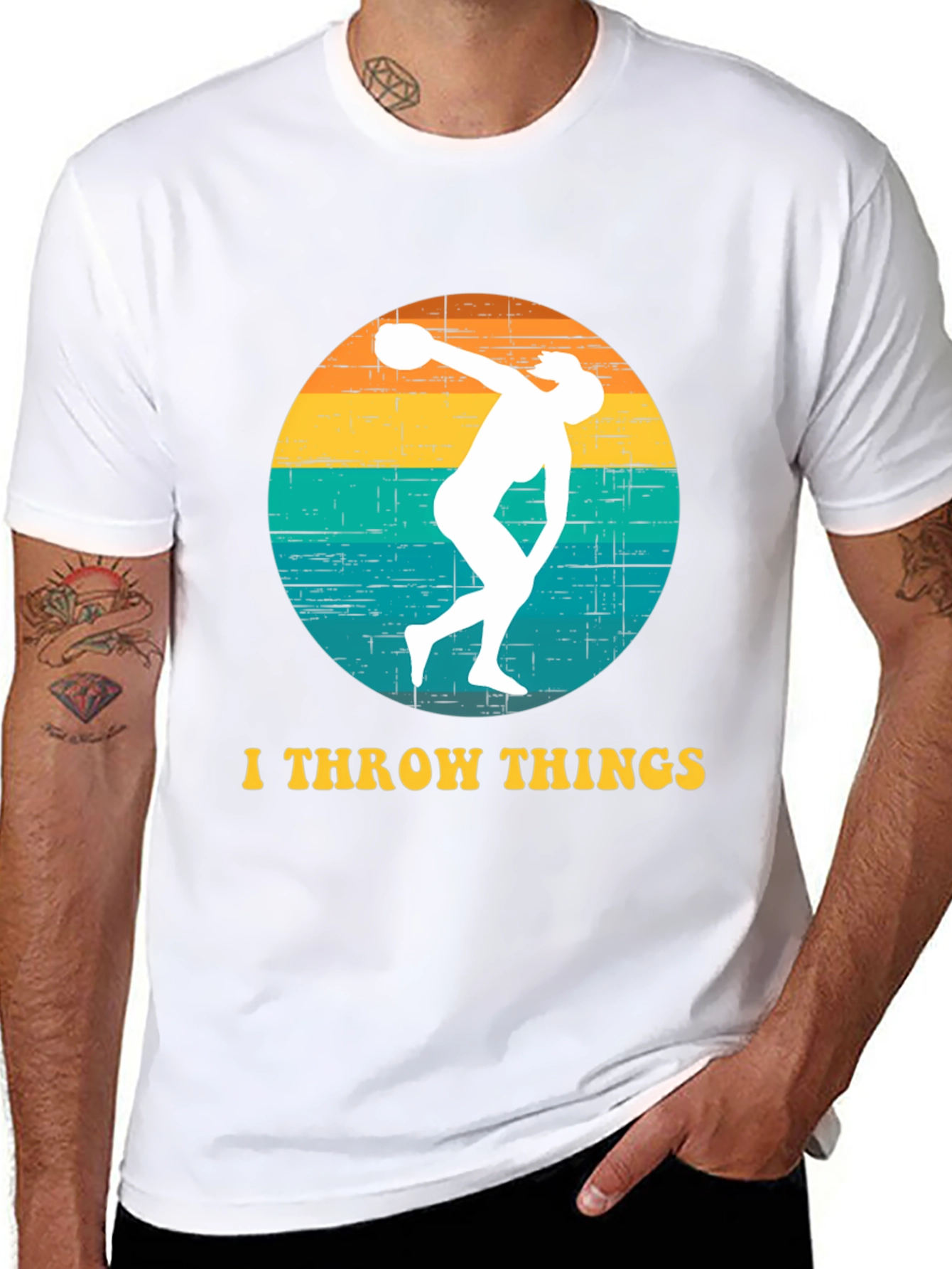 I Throw Things Disc Thrower Tee