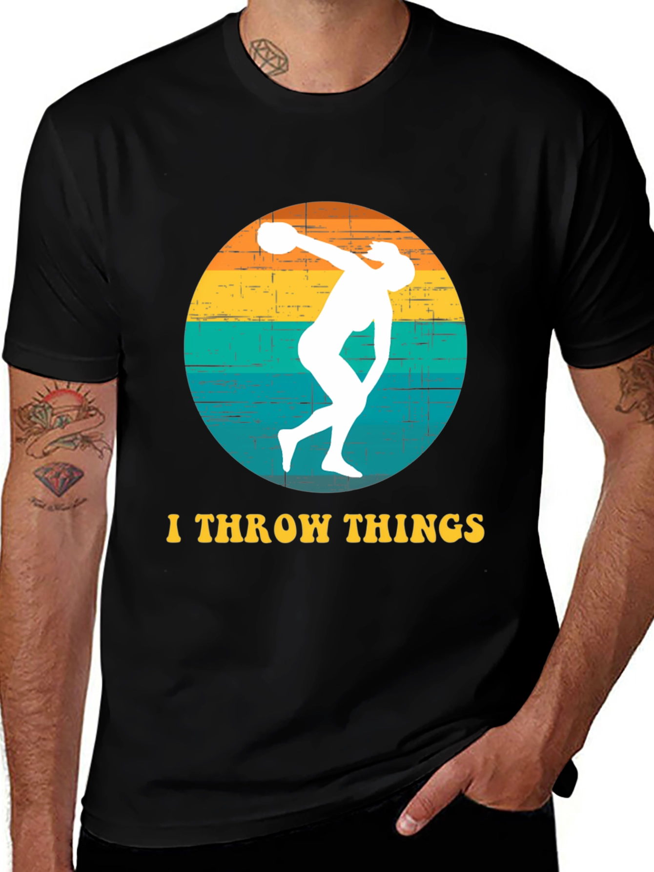 I Throw Things Disc Thrower Tee