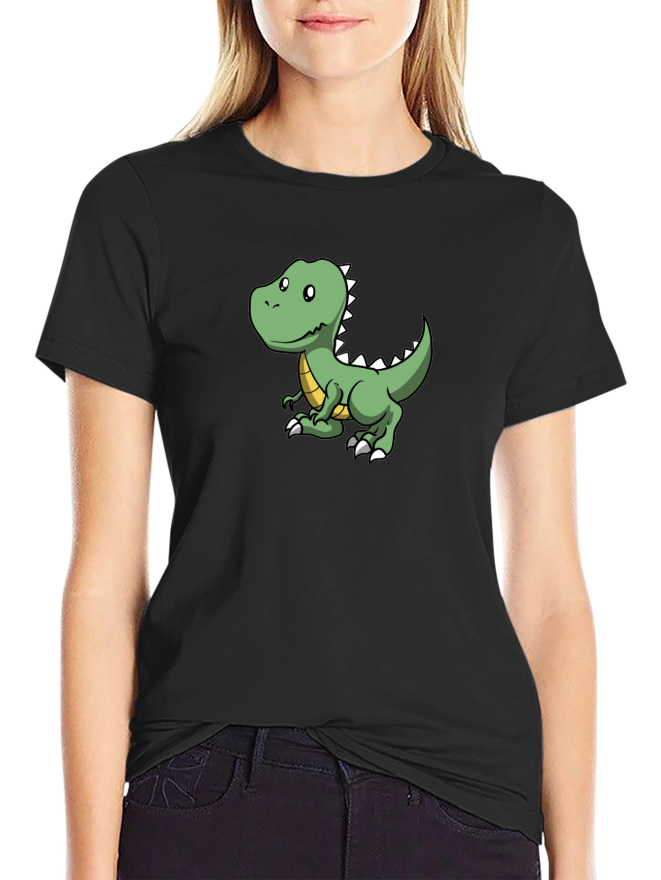 Dino Tee: Cute Cartoon Dinosaur Graphic T-Shirt