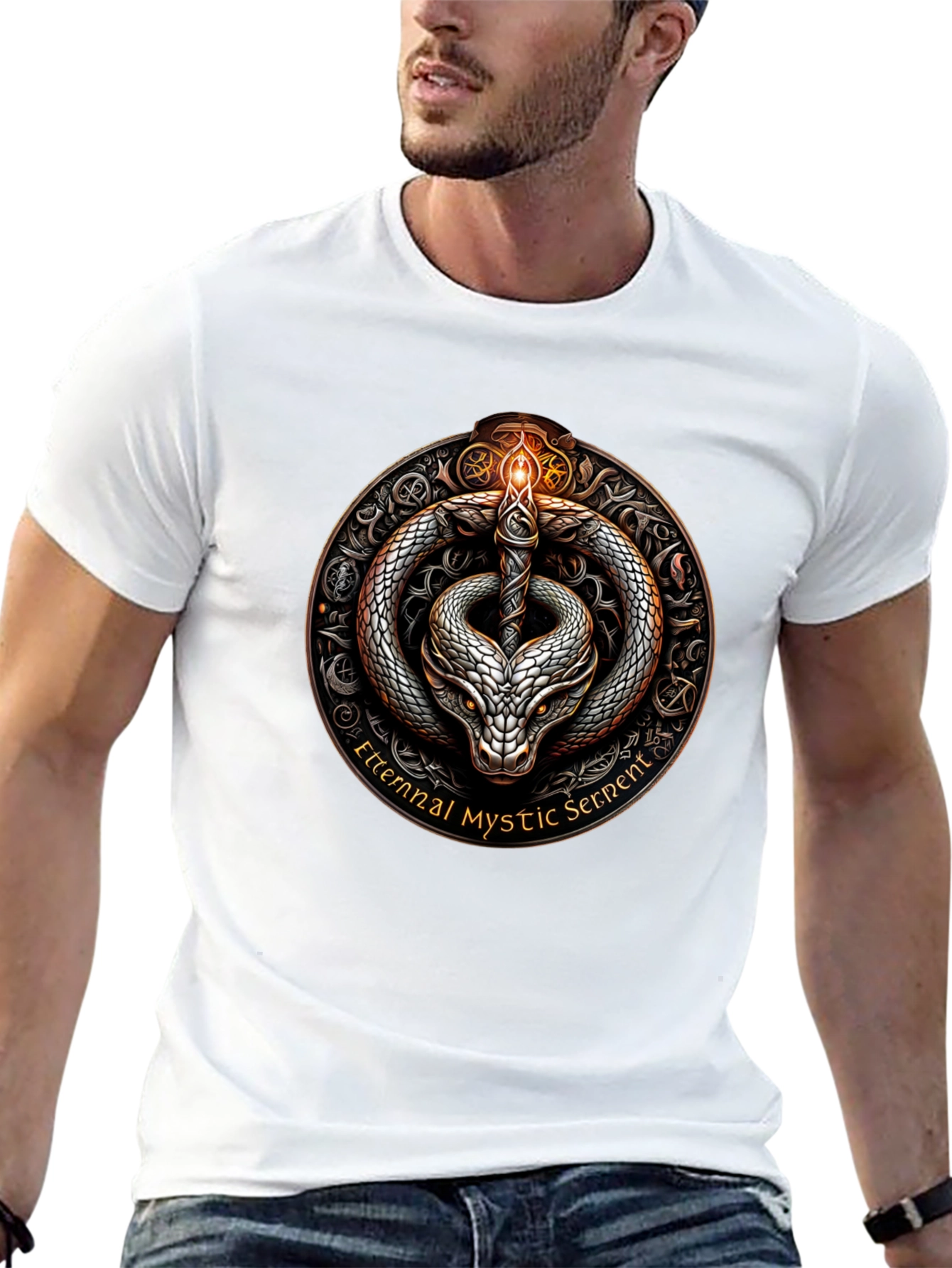 Eternal Mystic Serpent Graphic Tee