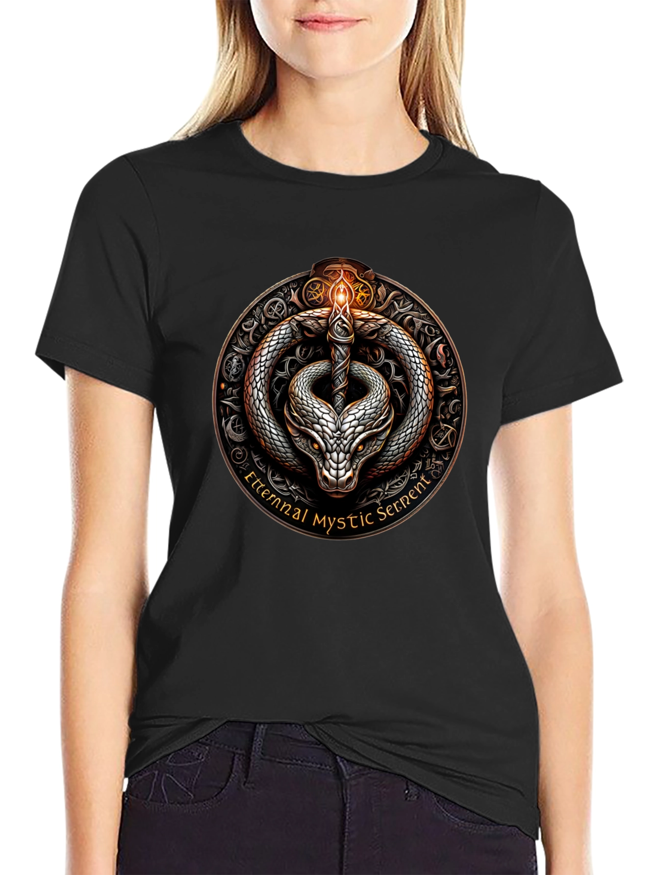 Eternal Mystic Serpent Graphic Tee