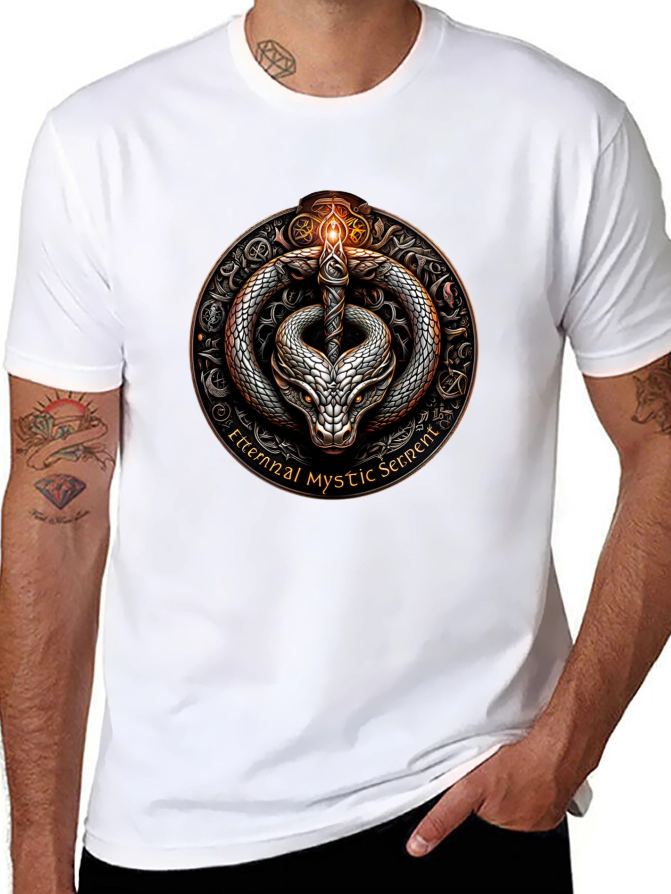 Eternal Mystic Serpent Graphic Tee