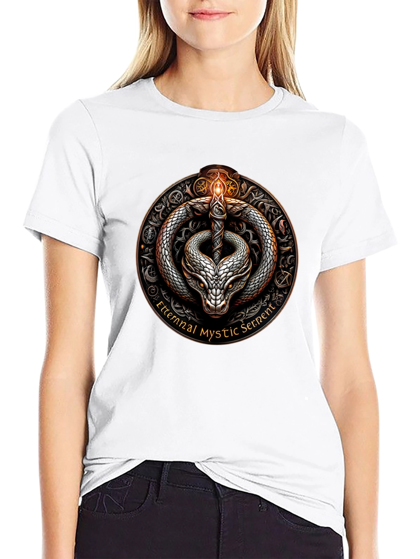 Eternal Mystic Serpent Graphic Tee