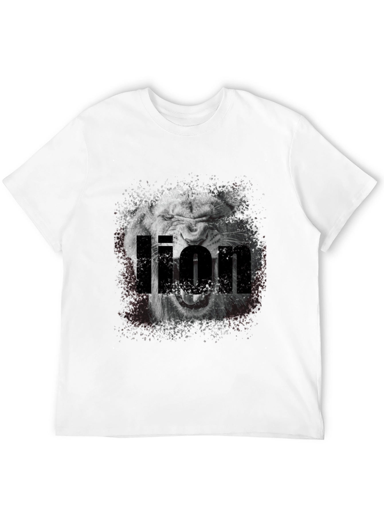 Lion Graphic Tee - Black