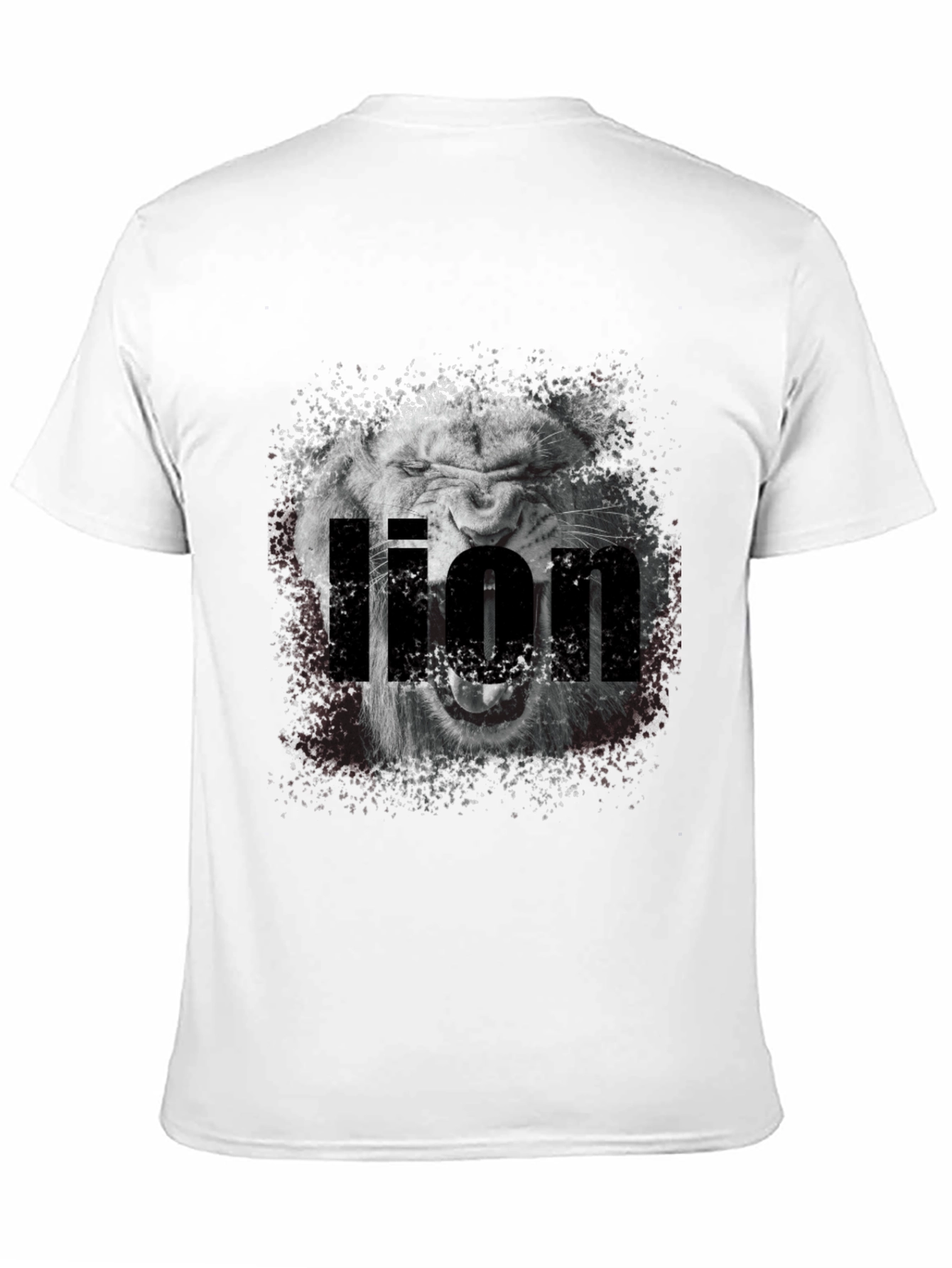 Lion Graphic Tee - Black