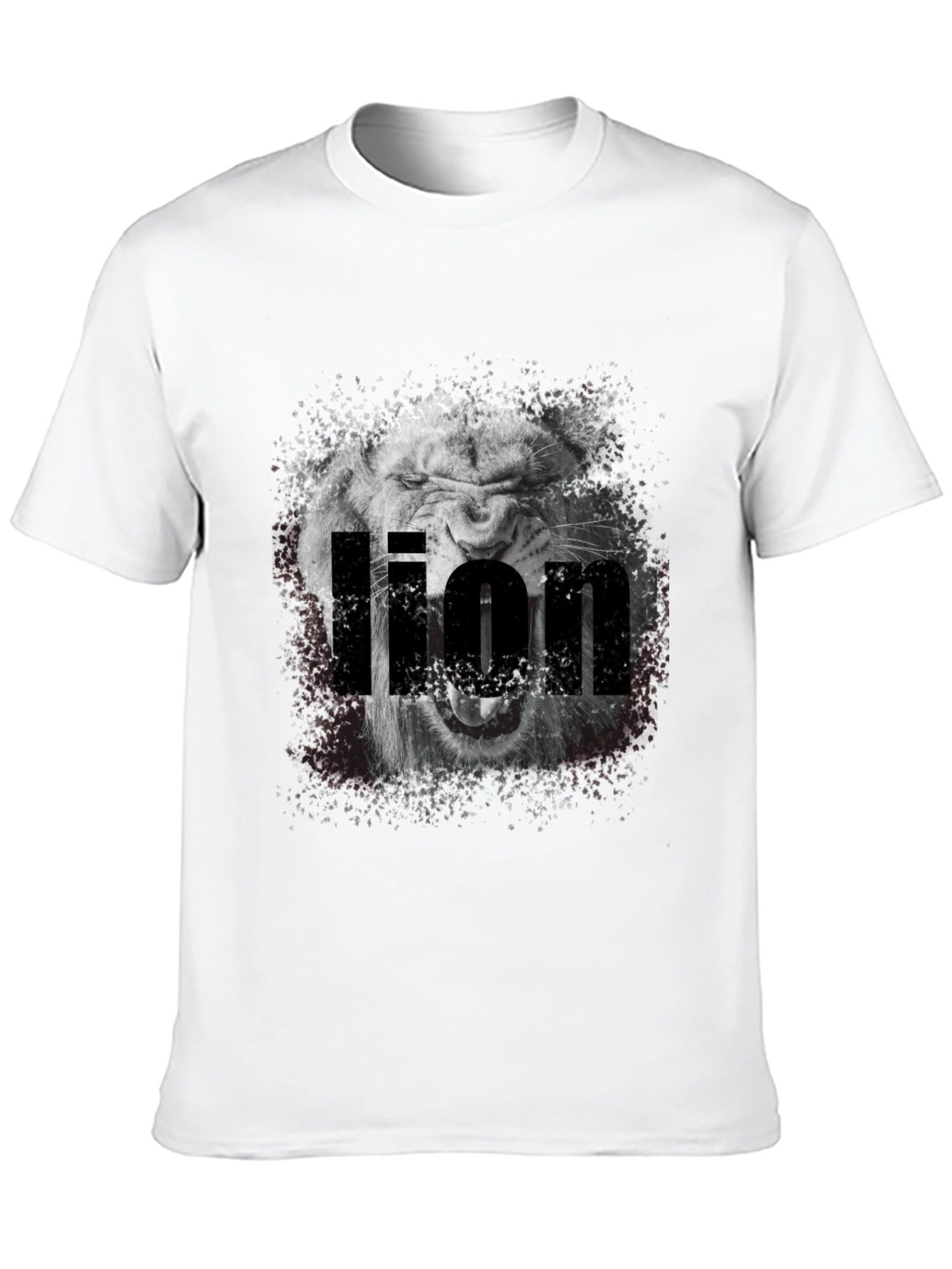 Lion Graphic Tee - Black