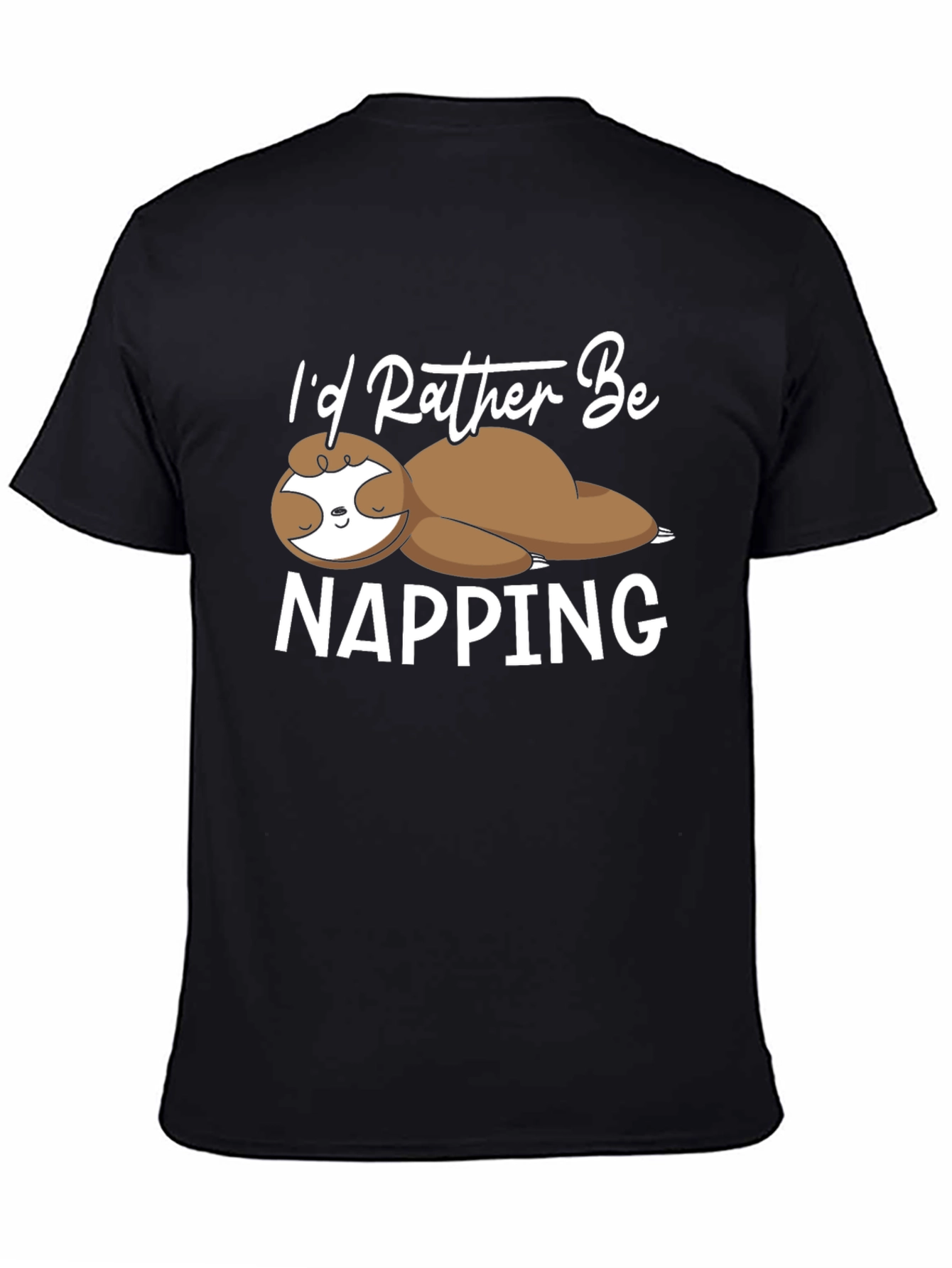 Funny Sloth Napping T-Shirt - Lazy Days Apparel