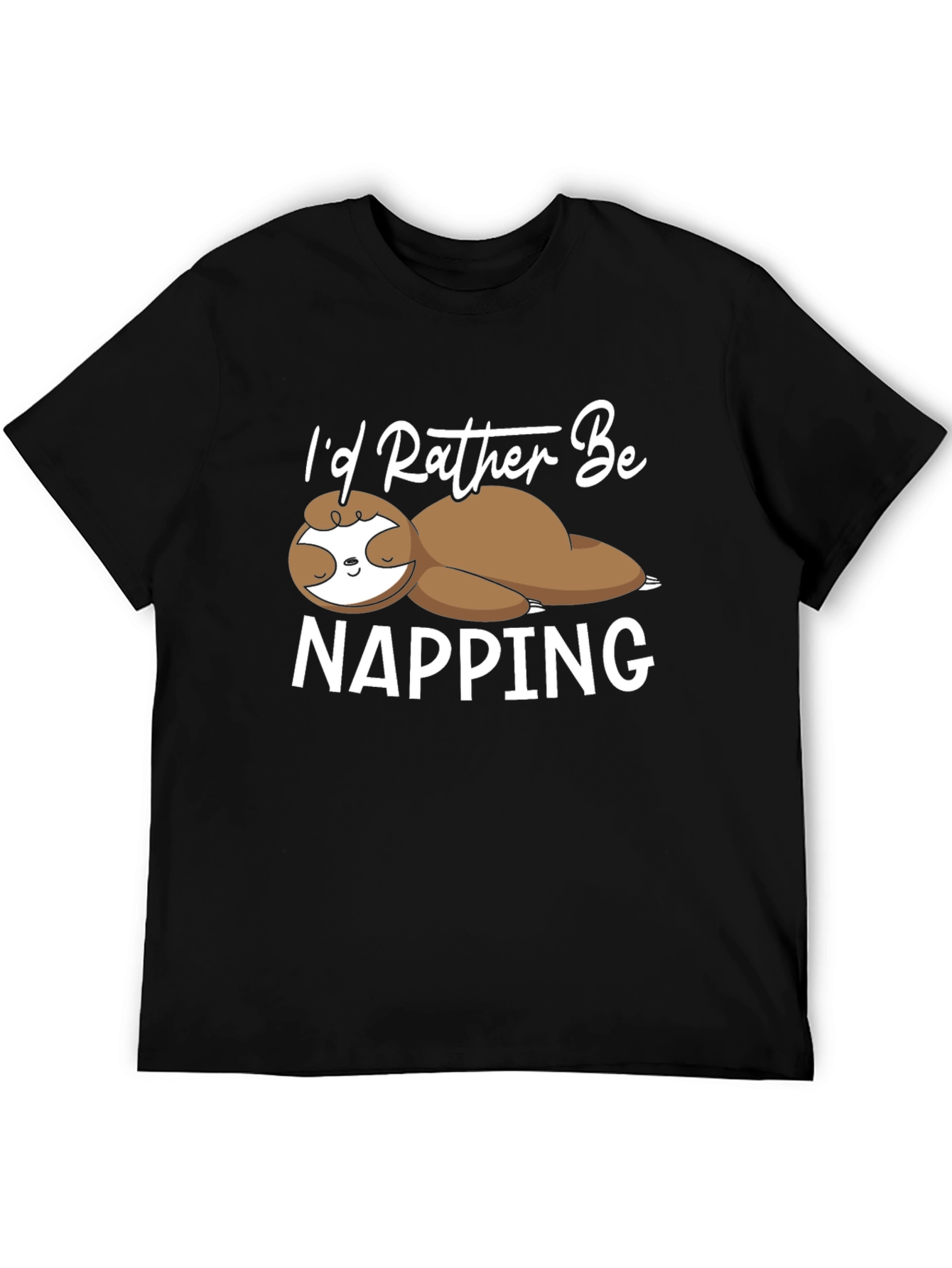 Funny Sloth Napping T-Shirt - Lazy Days Apparel