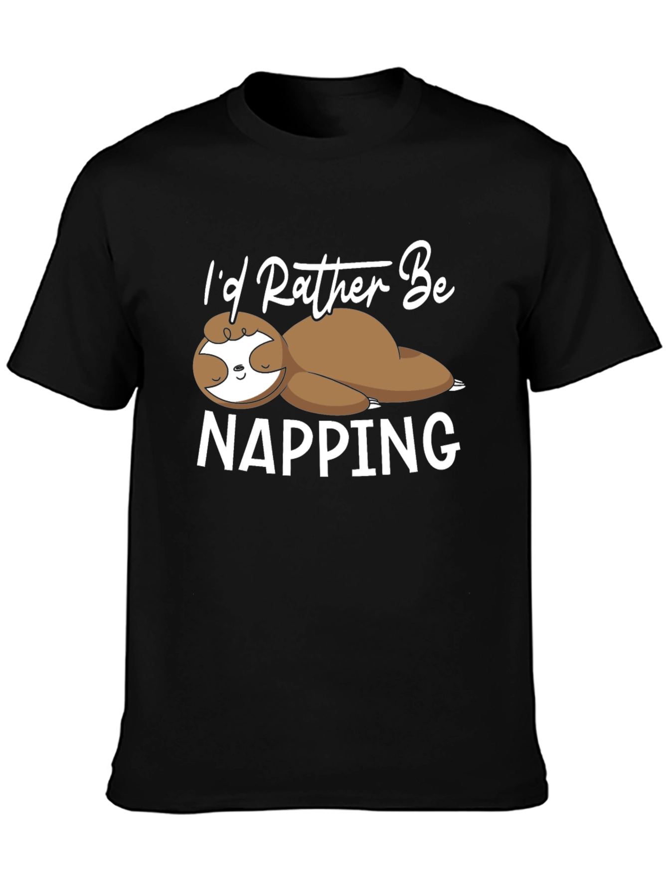 Funny Sloth Napping T-Shirt - Lazy Days Apparel