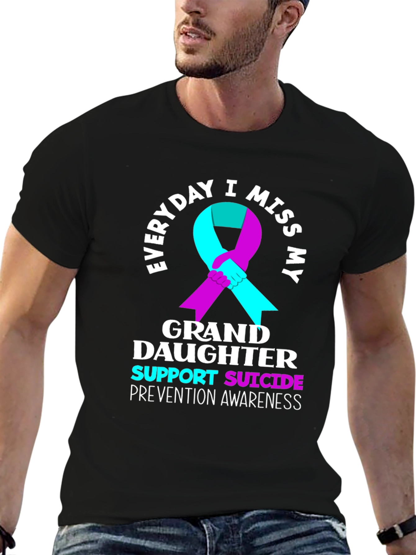 Granddaughter Suicide Prevention Awareness T-Shirt