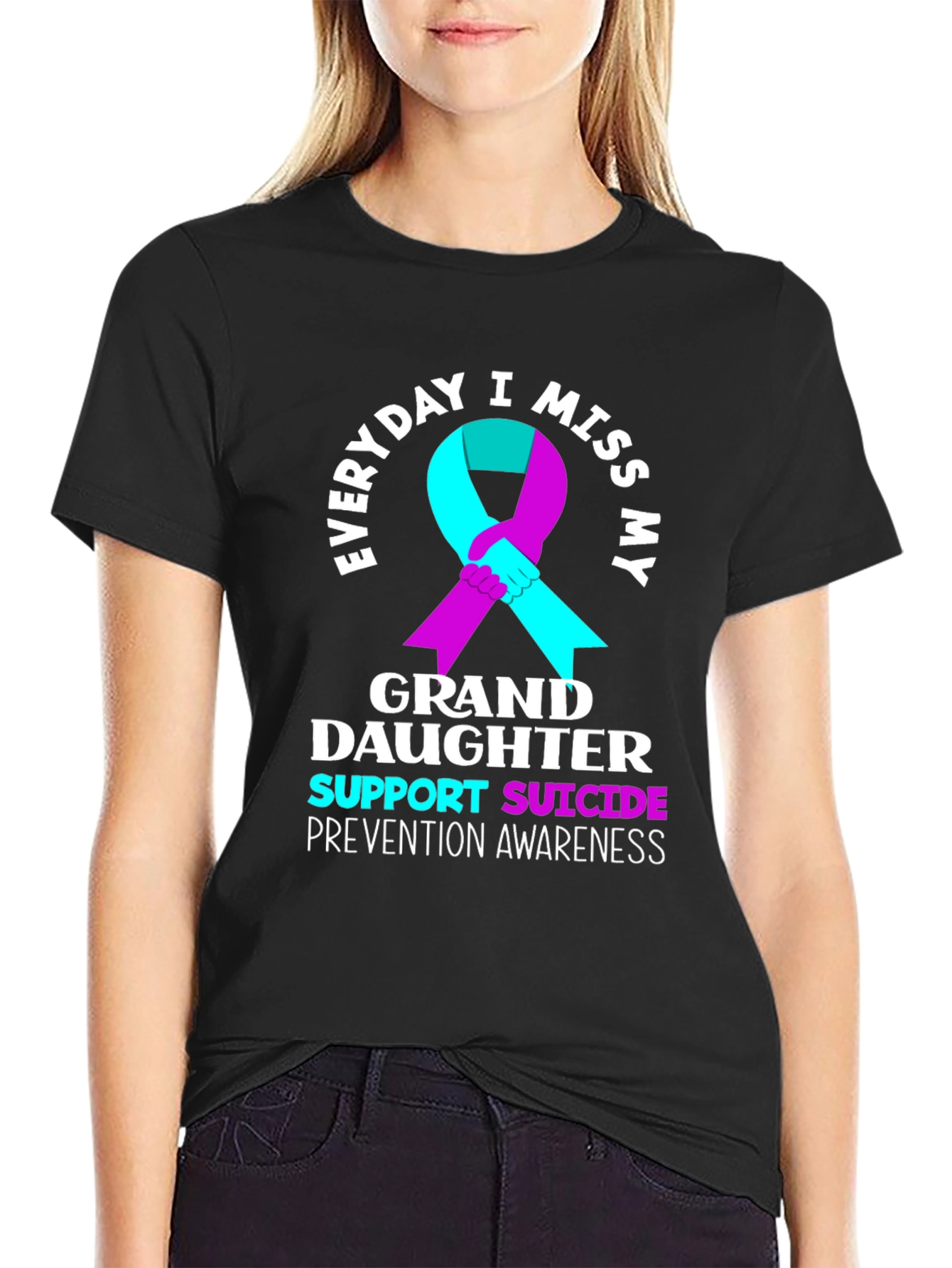 Granddaughter Suicide Prevention Awareness T-Shirt