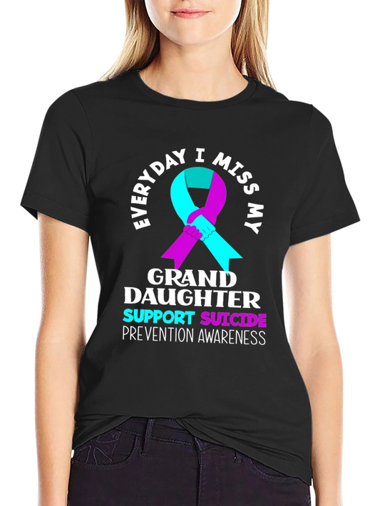 Granddaughter Suicide Prevention Awareness T-Shirt