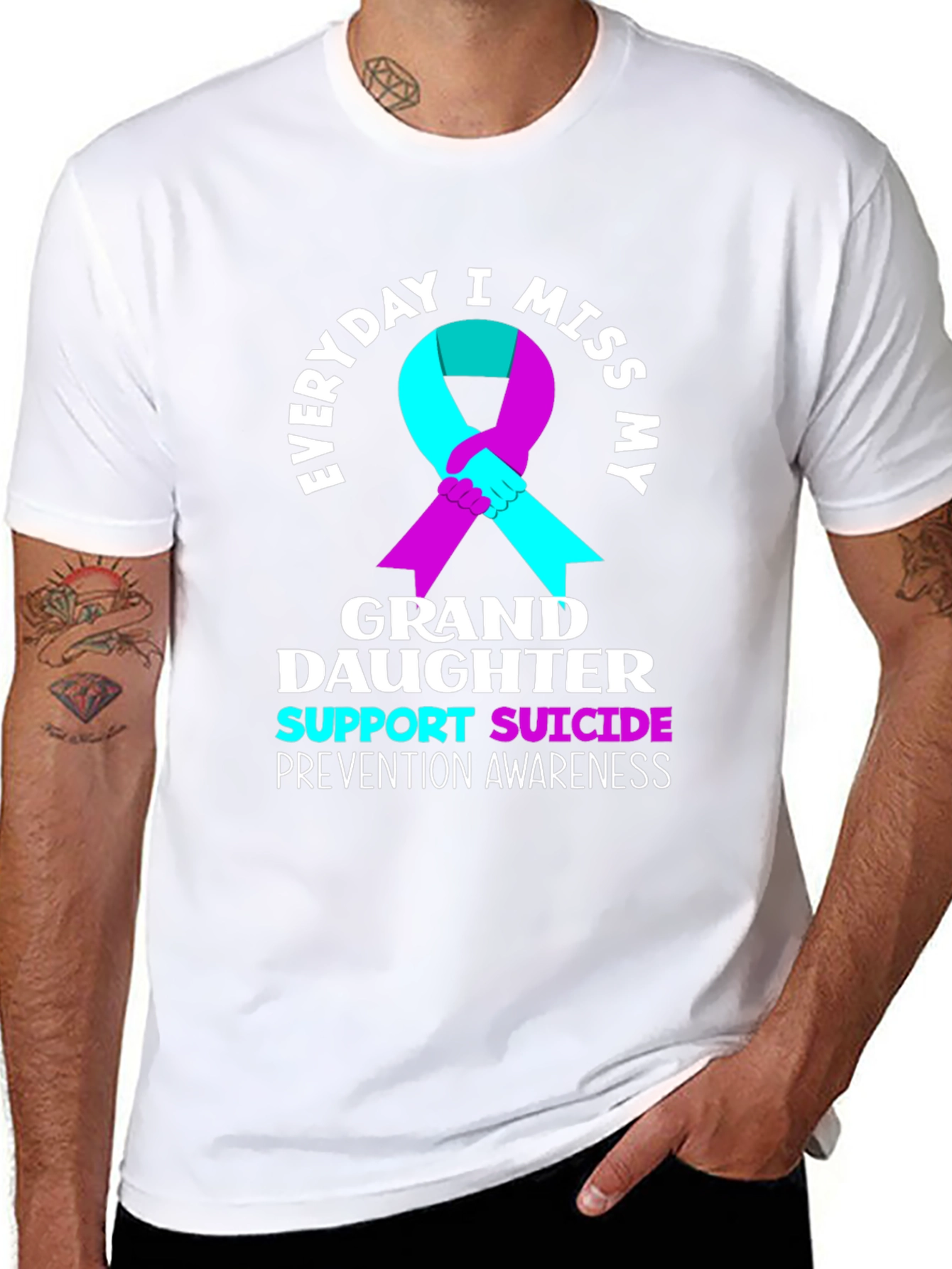 Granddaughter Suicide Prevention Awareness T-Shirt