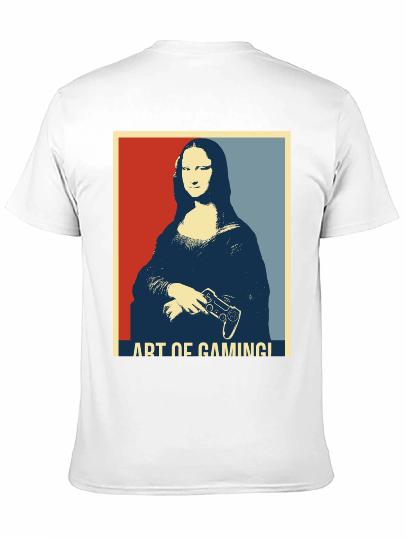 Art of Gaming Mona Lisa Black T-Shirt