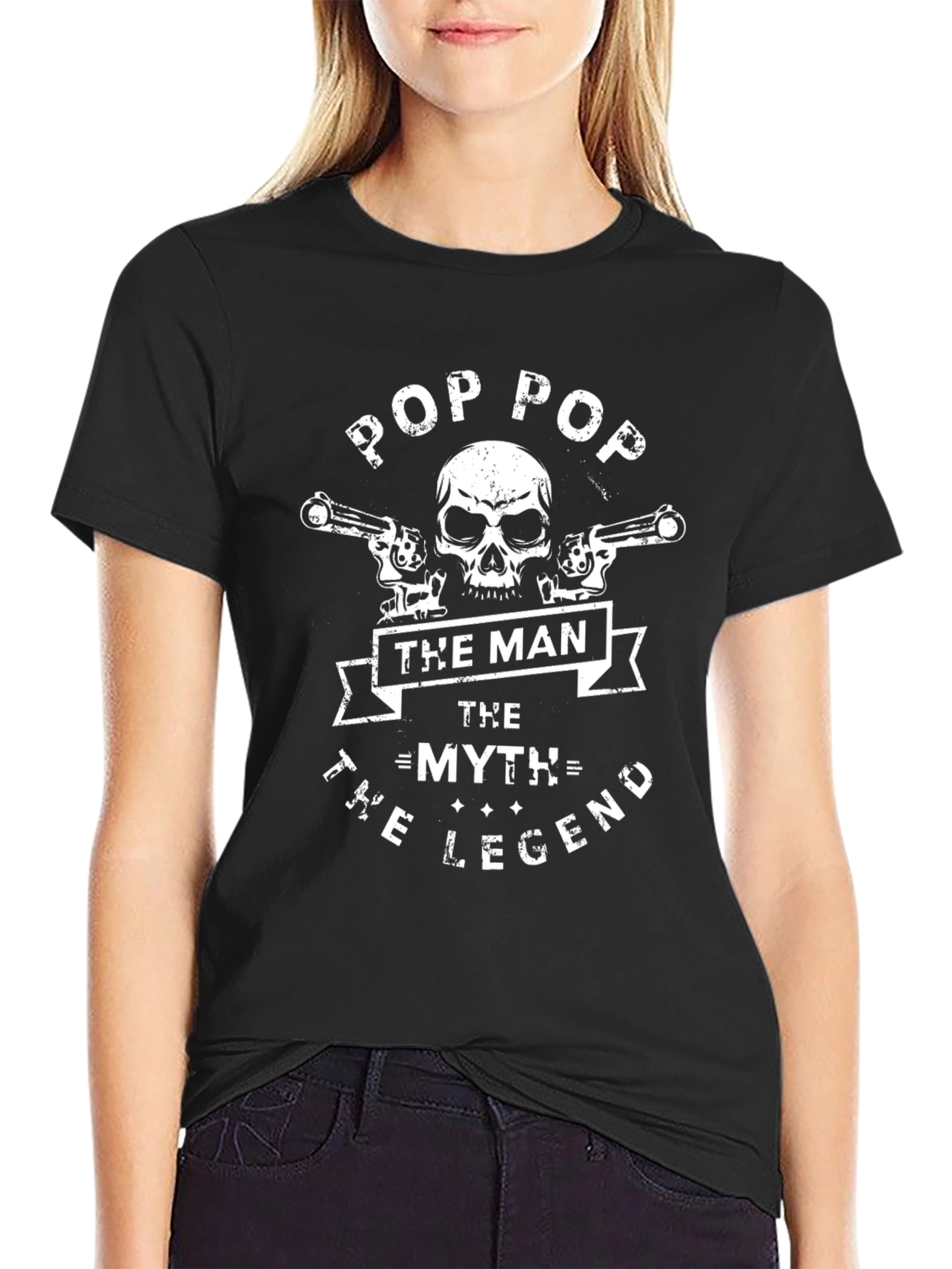 Pop Pop The Man The Myth Legend Graphic T-Shirt