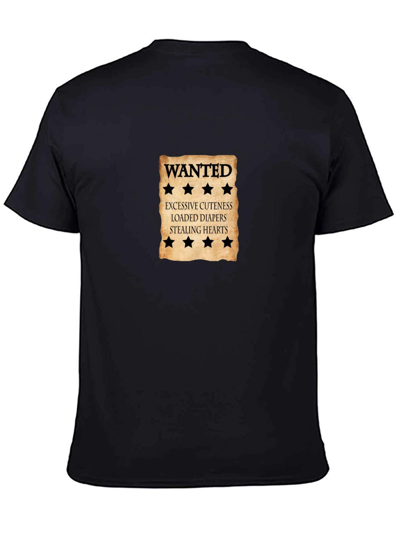 Wanted Excessive Cuteness Black T-Shirt