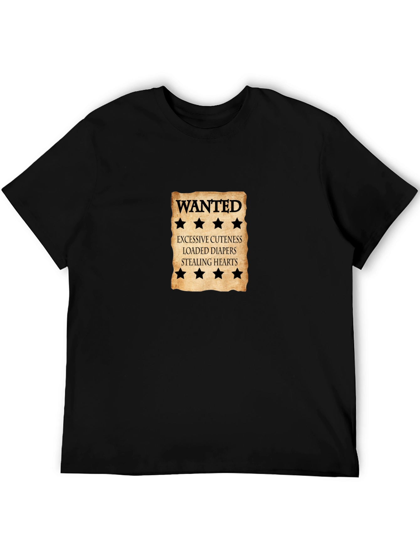 Wanted Excessive Cuteness Black T-Shirt