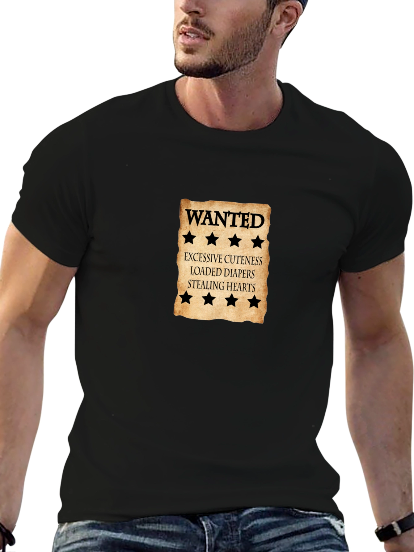 Wanted Excessive Cuteness Black T-Shirt