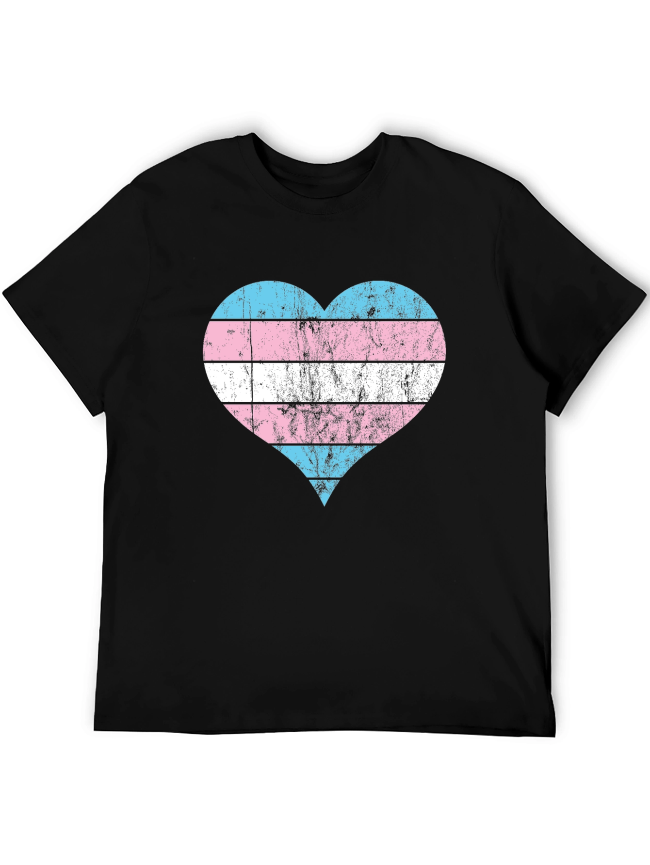 Transgender Pride Flag Heart T-Shirt
