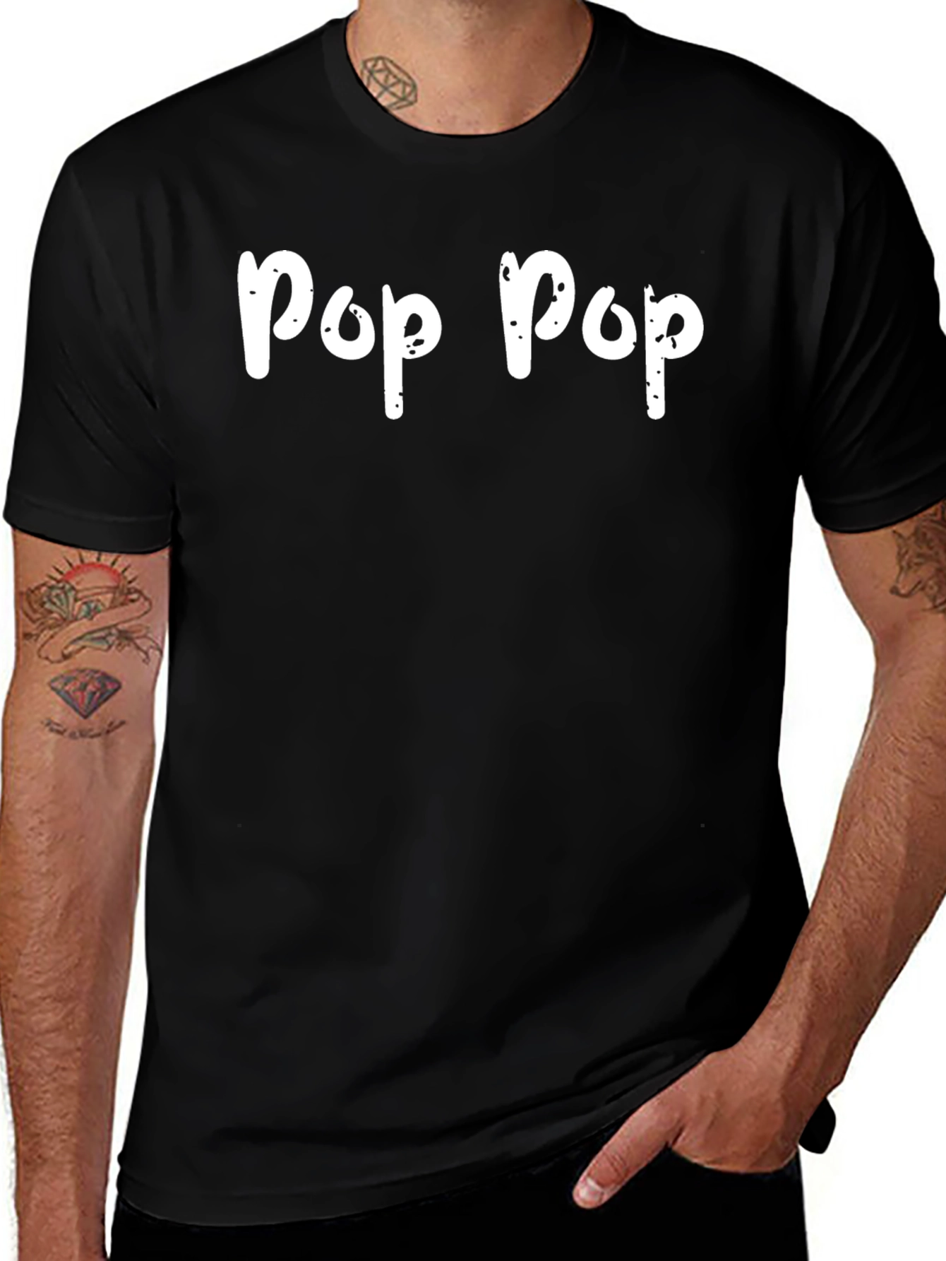 Pop Pop T-Shirt - Cool Grandfather Tee