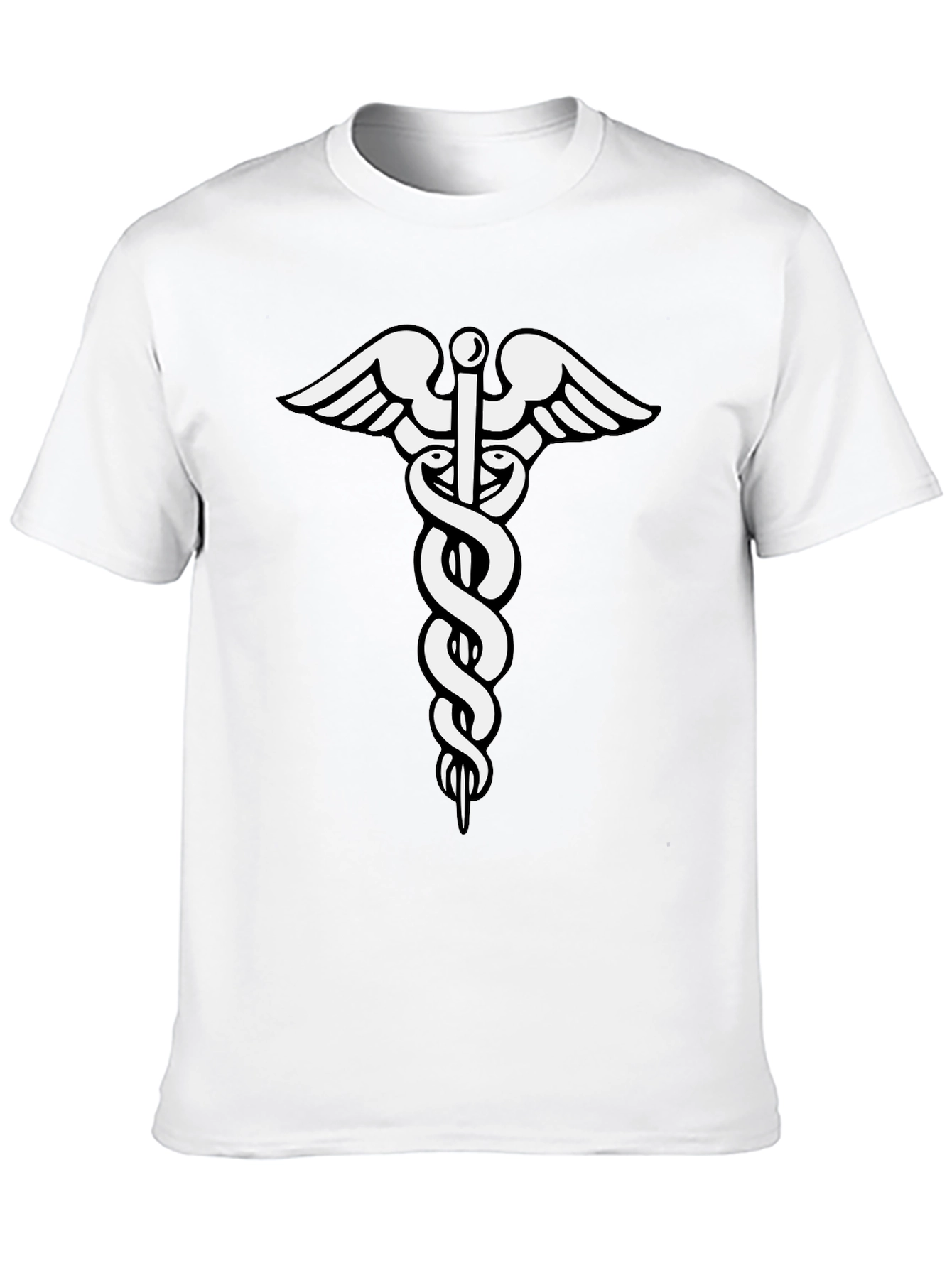 Caduceus Symbol T-Shirt - Medical Profession Tee