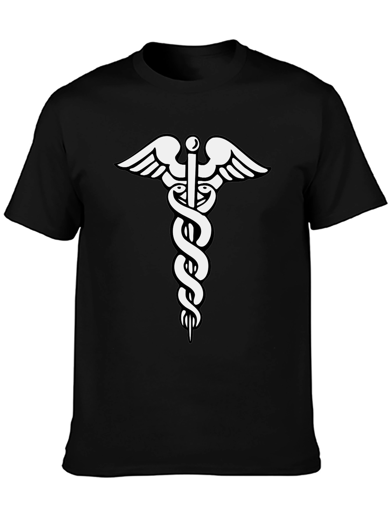Caduceus Symbol T-Shirt - Medical Profession Tee